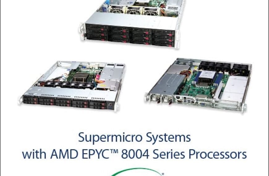 Supermicro introduce geoptimaliseerde edge-platforms voor telecomproviders op basis van de nieuwe AMD EPYCâ„¢ 8004-serie processoren