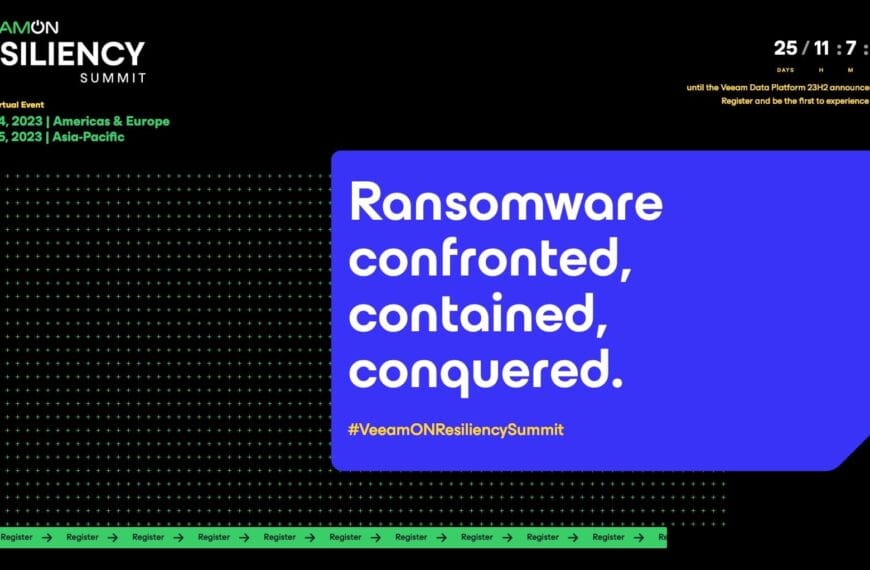 VeeamON Resiliency Summit: Een bijeenkomst over hoe om te gaan met, te beheersen en ransomware te overwinnen.