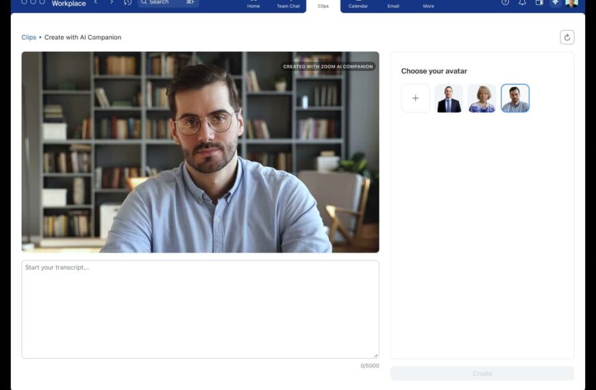Zoom bereidt zich voor op AI-avatars: de toekomst van werkvergaderingen?