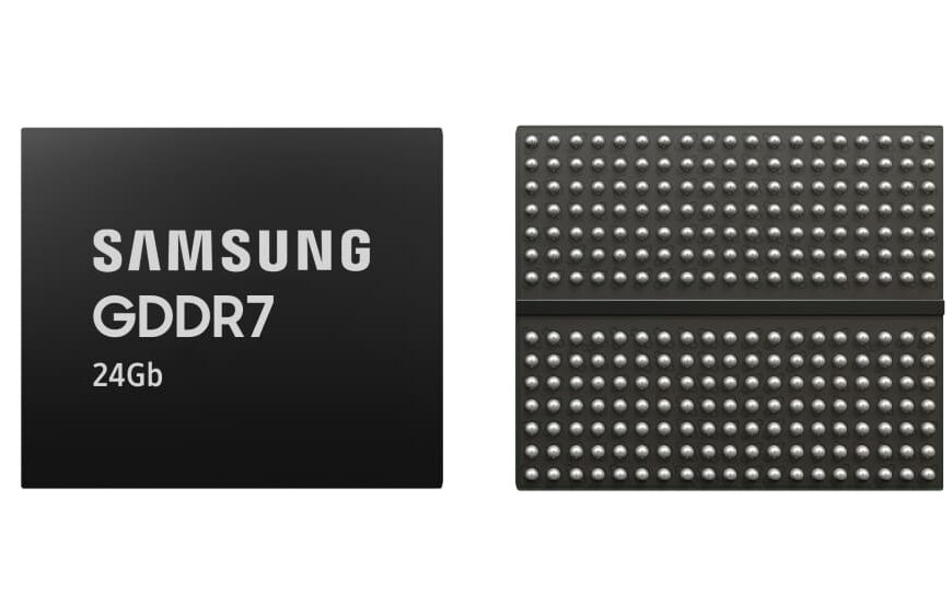 Samsung presenteert de eerste 24 Gb GDDR7 DRAM voor AI-computing van de volgende generatie.