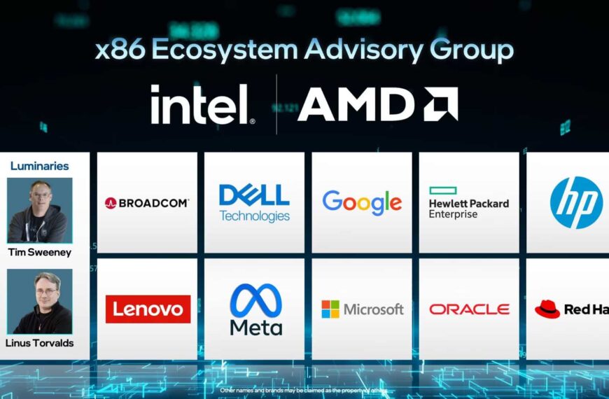 Intel en AMD creÃ«ren een adviesgroep om de innovatie in het x86-ecosysteem te versnellen
