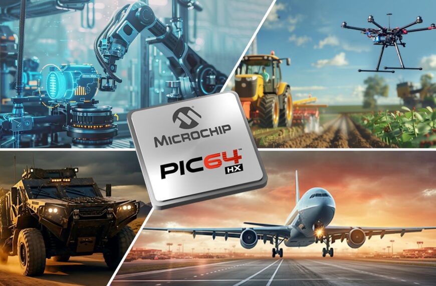Microchip lanceert de PIC64HX microprocessor, geoptimaliseerd voor post-kwantum beveiliging en AI-toepassingen aan de edge