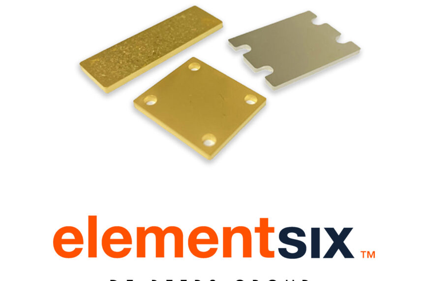 Nieuw Cu-Diamant materiaal van Element Six revolutioneert thermisch beheer in halfgeleiders.