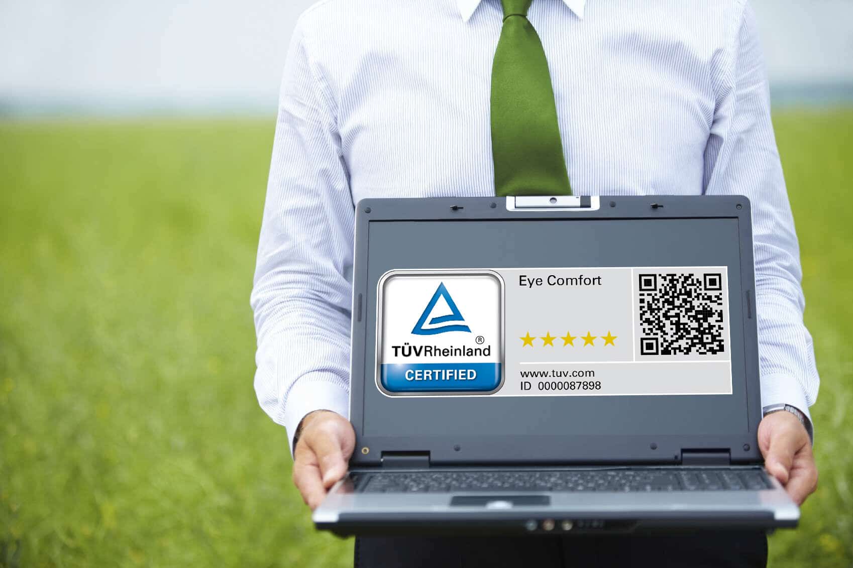 TÃœV Rheinland lanceert certificering voor visueel comfort voor laptops op CES 2025