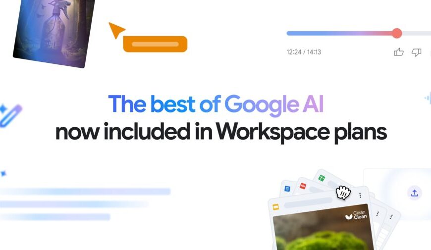 Google Workspace integreert geavanceerde AI in al zijn zakelijke plannen zonder extra kosten.