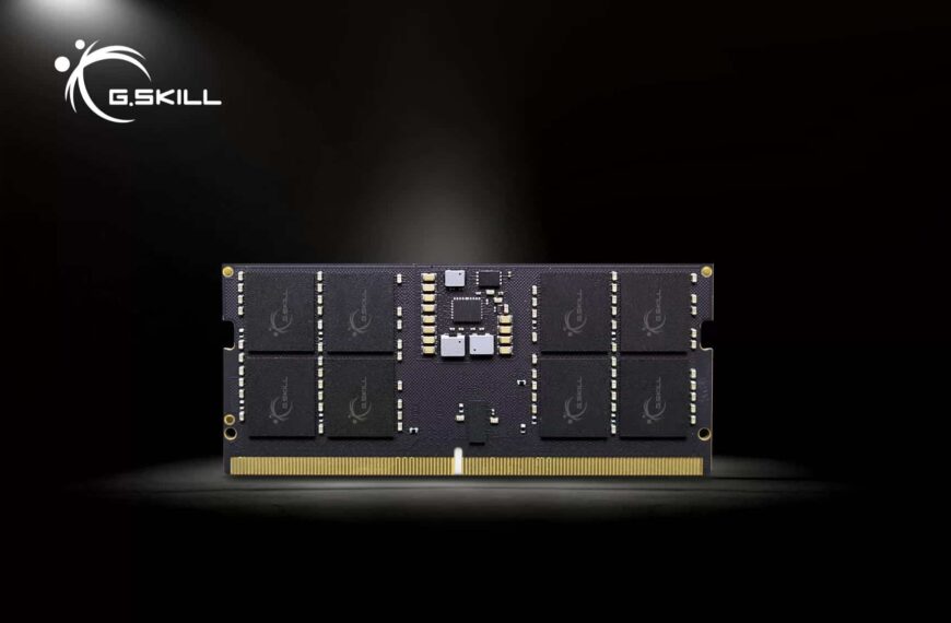 G.SKILL presenteert zijn DDR5-8133 2x24GB CSO-DIMM geheugen in het ASRock DeskMini B860 systeem.
