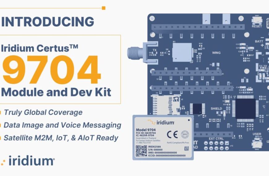Iridium revolutioneert de satelliet-IoT met de lancering van de Certus 9704-module.