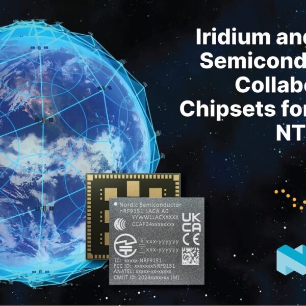 Iridium en Nordic Semiconductor werken samen om Iridium NTN Direct in IoT-chipsets te integreren.