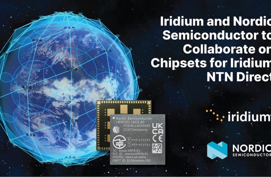 Iridium en Nordic Semiconductor werken samen om Iridium NTN Direct in IoT-chipsets te integreren.