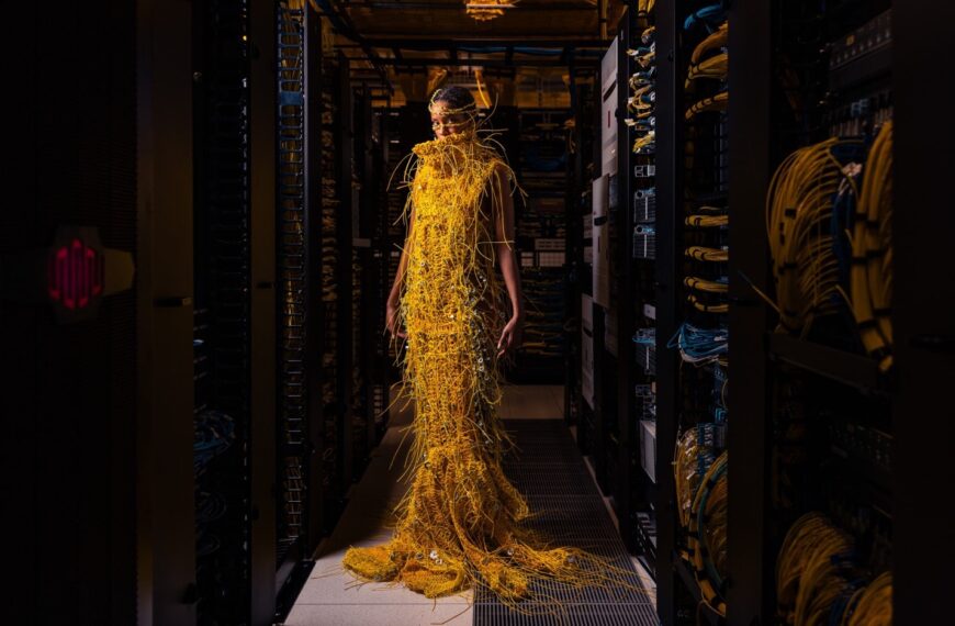 De jurk die het internet belichaamt: mode ontmoet technologie