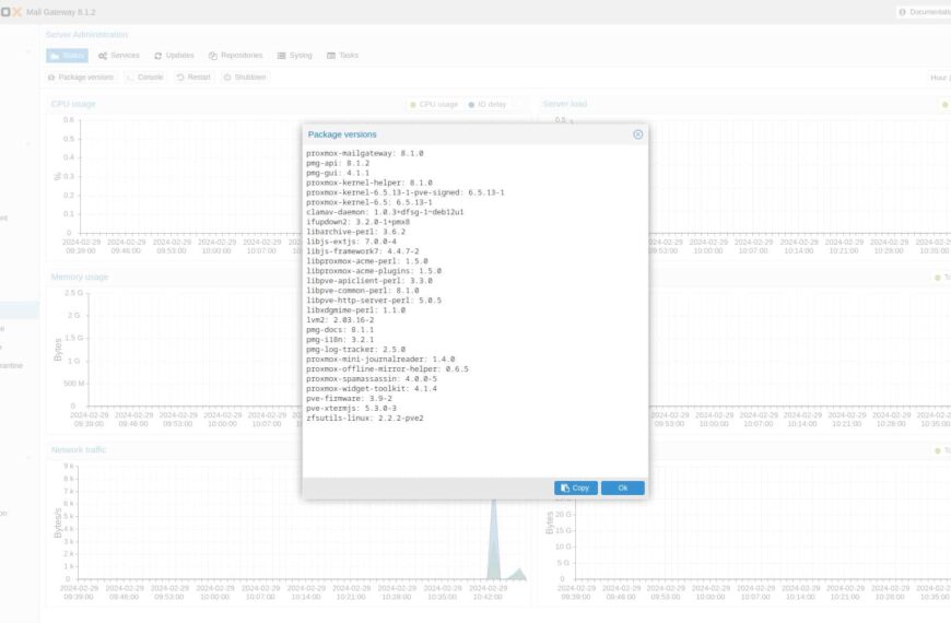 Proxmox lanceert Mail Gateway 8.2 met SSO-authenticatie en verbeteringen in e-mailfiltering