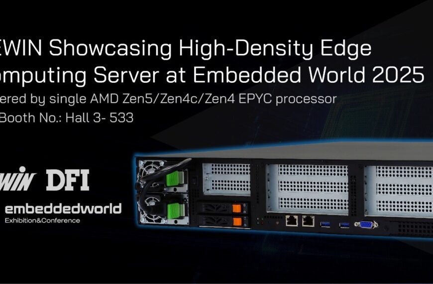 AEWIN Introduce Nieuwe Hoge Dichtheid Edge Computing Server op Embedded World 2025