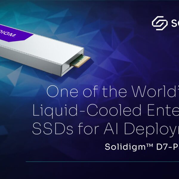 Solidigm Revolutioneert AI-opslaan met ’s Werelds Eerste Vloeistofgekoelde Enterprise SSD