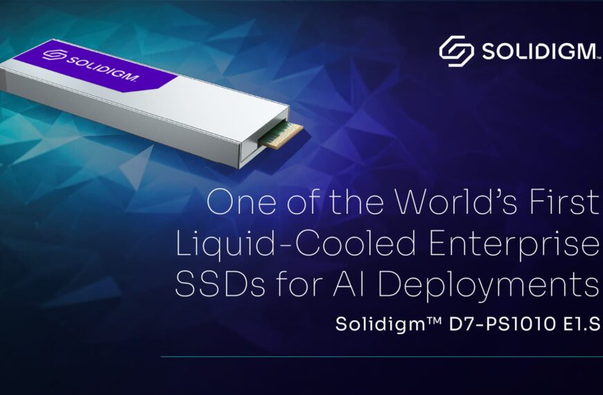 Solidigm Revolutioneert AI-opslaan met ’s Werelds Eerste Vloeistofgekoelde Enterprise SSD