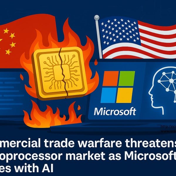 Handelsoorlog bedreigt de microprocessormarkt terwijl Microsoft punten wint met zijn AI