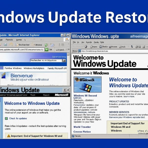 Bedrijven en Retro Technologie: De Heropleving van Windows Update voor Oude Systemen Stimuleert Digitale Bewaring