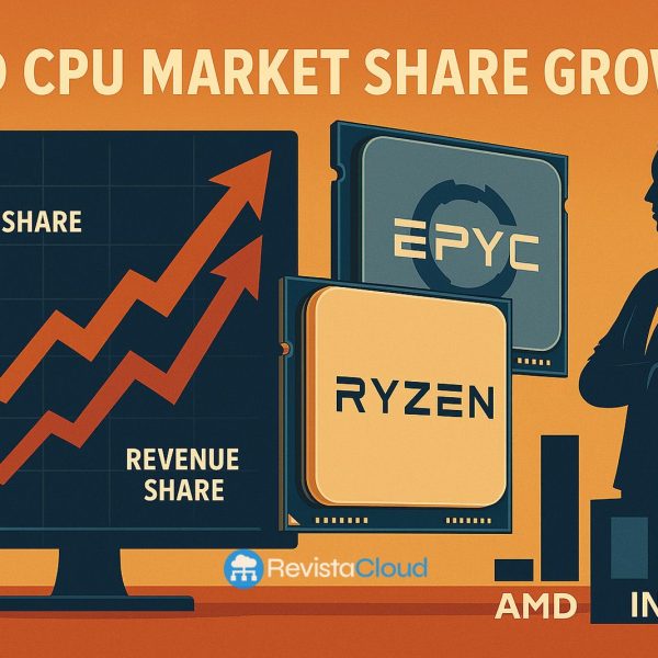 AMD Versterkt Zijn Vooruitgang Tegen Intel: Groei in Omzet, Marktaandeel en Sleutelsegmenten van CPU in 2025