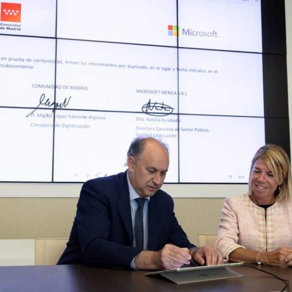 Gemeenschap van Madrid en Microsoft versterken hun samenwerking voor een digitale en veilige onderwijsomgeving