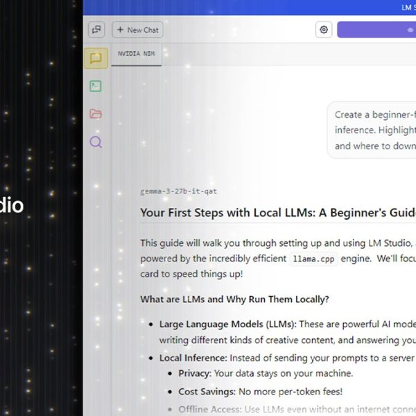 "LM Studio Stimuleert Lokale AI: Versnelt Inferentie met RTX GPU’s en CUDA 12.8"