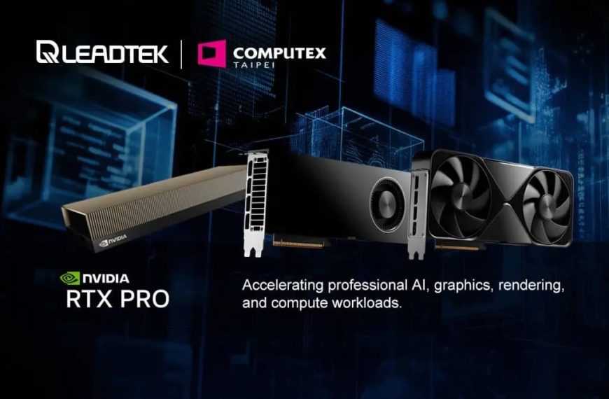Leadtek onthult zijn ‘GPU-Accelerated AI’ paviljoen op COMPUTEX 2025 met de nieuwe RTX PRO 6000 Blackwell serie