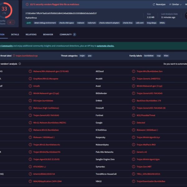Waarschuwing voor malware in RVTools: Cybercriminelen compromitteren officiële site en creëren valse installers om gegevens te stelen