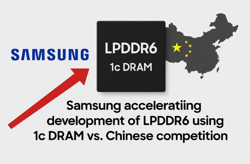 Samsung versnel ontwikkeling van LPDDR6-geheugen om voorsprong op China te behouden