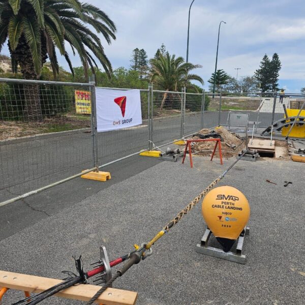 De onderzeese kabel SMAP vordert in Australië: de nieuwe transcontinentale datasnelweg