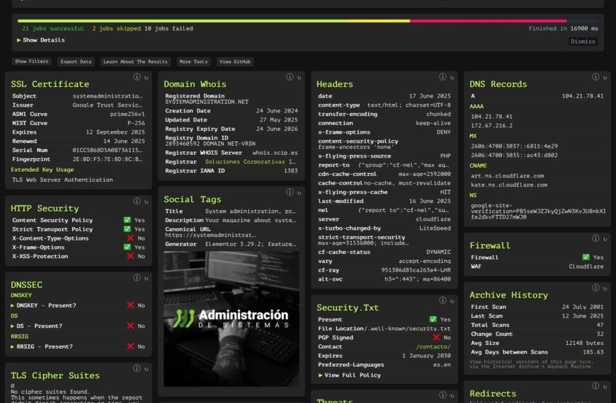 Web-Check: De Alles-in-één OSINT Tool voor het Analyseren van Elke Website