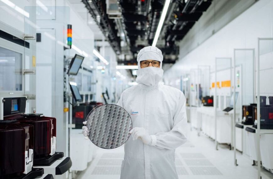 Infineon Versterkt Leiderschap in Geavanceerde Halfgeleiders met Productie van 300 mm GaN Wafer