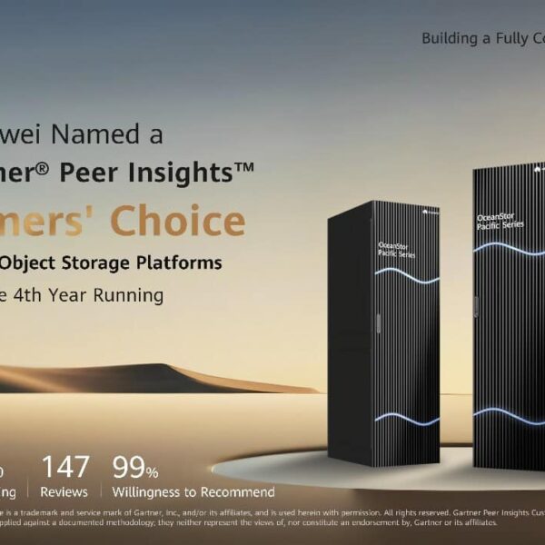 Huawei: Vierde Jaar Op Rij ‘Customers’ Choice’ in Bestands- en Objectopslag volgens Gartner