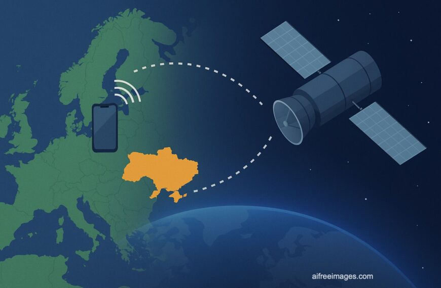 Ukraina Leidt Europa in Directe Mobiele Satellietverbinding met Starlink