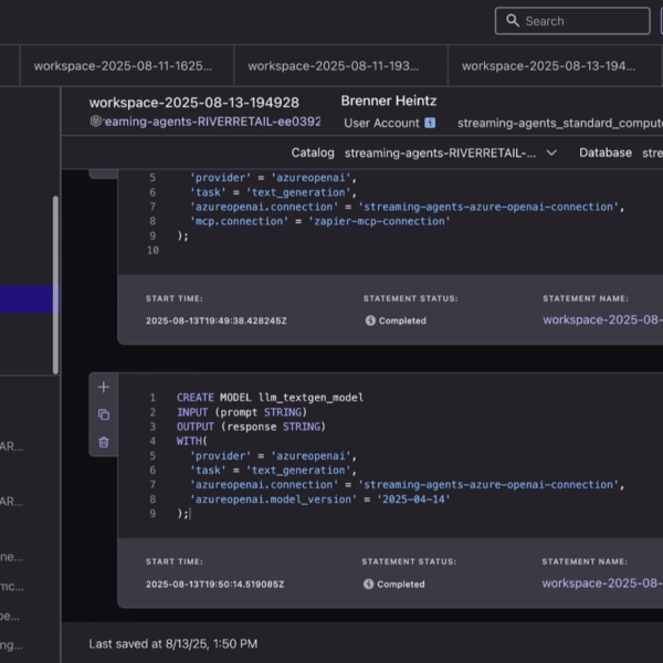 Confluent Stimuleert een Schaalbare, Real-Time Agent-Based AI met Streaming Agents