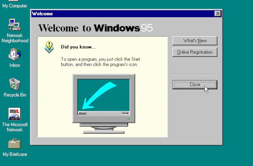 Windows 95 viert 30 jaar: Hoe een besturingssysteem een cultuurfenomeen werd