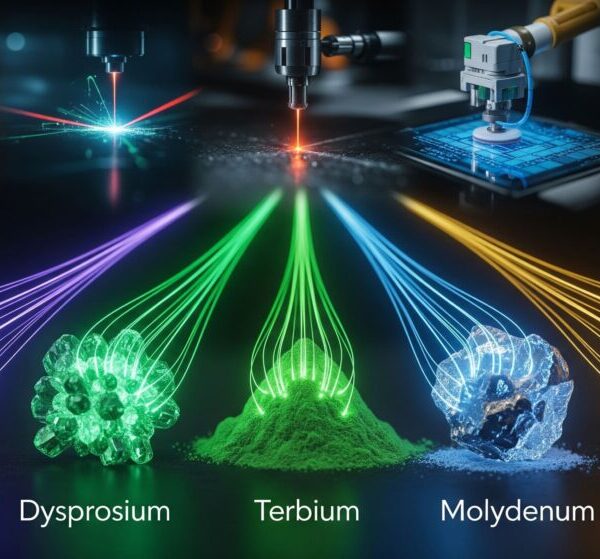 Critische Materialen voor het Digitale Tijdperk: De Strategische Belang van Neodymium, Dysprosium, Terbium, Molybdeen en Hafnium
