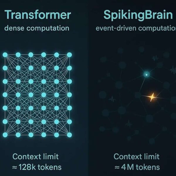 SpikingBrain-1.0: China da een nieuwe uitdaging aan transformers en NVIDIA met neuromorfe AI, getraind op lokale hardware