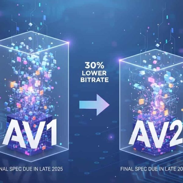 “AV2: De royalty-vrije opvolger van AV1 belooft 30% lagere bitrate met definitieve specificatie eind 2025”