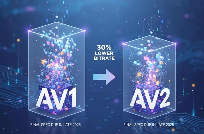 “AV2: De royalty-vrije opvolger van AV1 belooft 30% lagere bitrate met definitieve specificatie eind 2025”