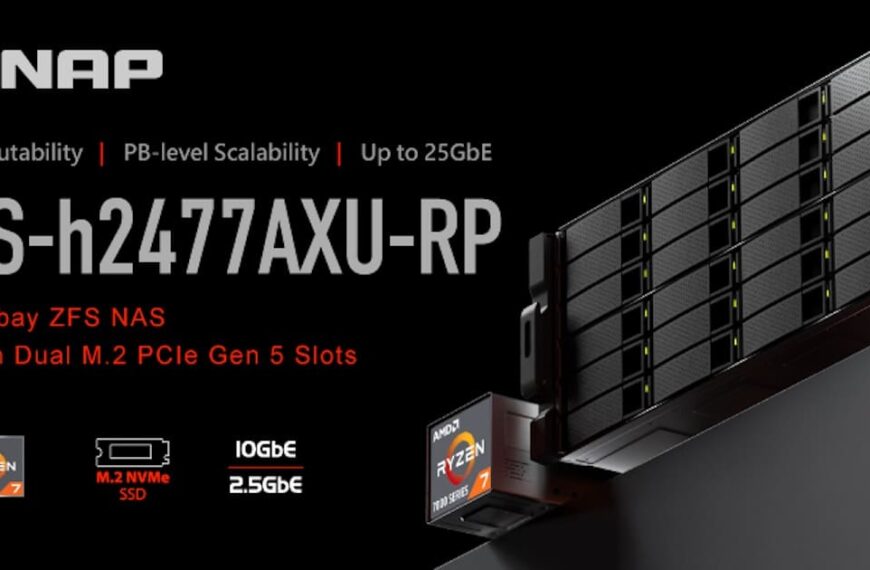 QNAP Introduce de TS-h2477AXU-RP: Een ZFS NAS met 24 Bays Voor Snelheid, Virtualisatie en Grootschalige Backup