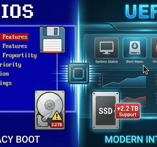 BIOS versus UEFI: waarom de “Opstartmodus” nog steeds problemen veroorzaakt bij het installeren van Windows en Linux