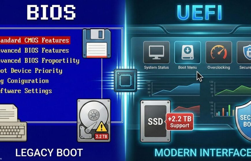 BIOS versus UEFI: waarom de “Opstartmodus” nog steeds problemen veroorzaakt bij het installeren van Windows en Linux