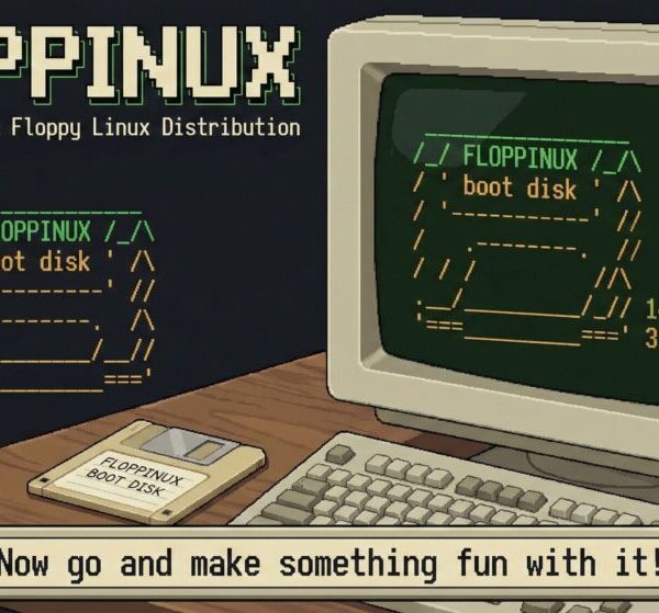 FLOPPINUX: de uitdaging om een moderne Linux op een 1,44 MB floppy te krijgen, wordt opnieuw mogelijk (met truc en veel engineering)