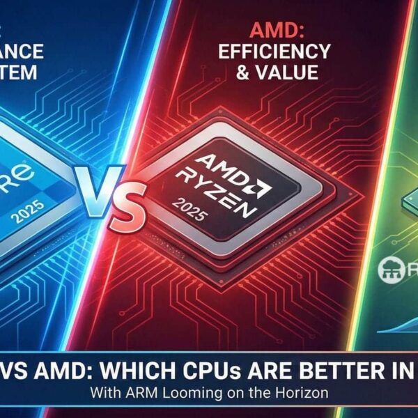 Intel versus AMD in 2025: de strijd blijft voortduren, maar ARM heeft al plaatsgenomen aan de tafel