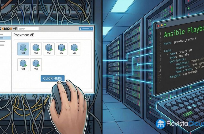 Proxmox en Ansible: De la virtualización basada en clics a la automatización como código