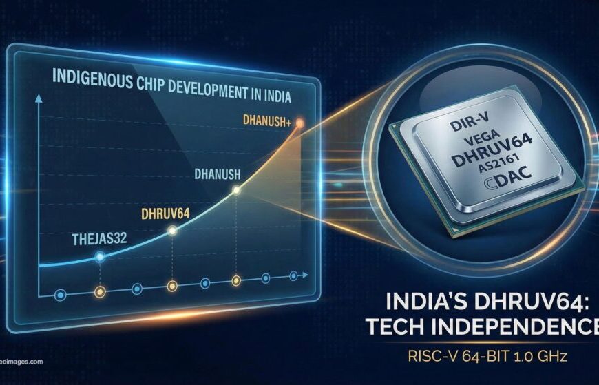 DHRUV64: India introduceert 64-bit RISC-V microprocessor van 1,0 GHz en versterkt haar technologische soevereiniteit