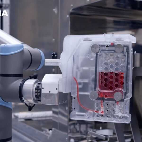 Multiply Labs en colaboración con NVIDIA revolucionan la fabricación de chips para terapia celular mediante gemelos digitales y robots