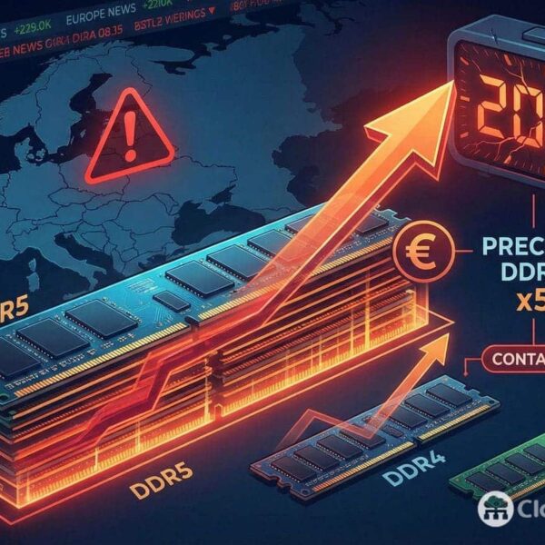 RAM in Europa Stijgt Hors-Theme: DDR5 Verleent Vijfvoudige Prijzen en Blik op 2026