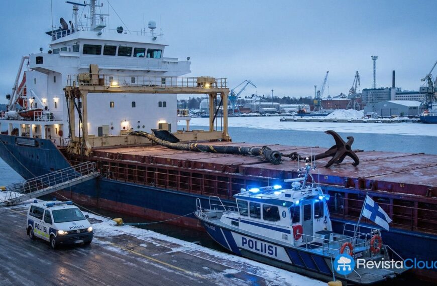 Finland stopt bemanning van vrachtboot wegens beschadiging van belangrijk onderzees kabel