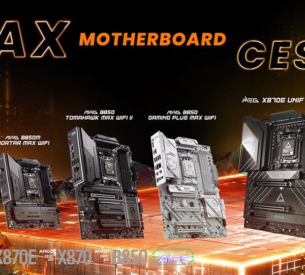 MSI transformeert display-pc naar montage-ecosysteem met AM5 MAX, actieve bescherming en gebogen OLED-koeling op CES 2026