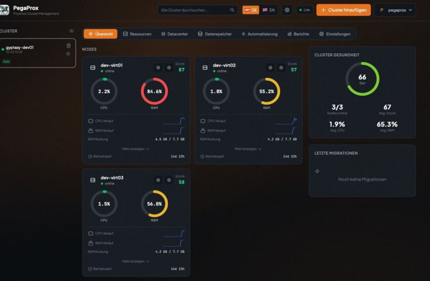 PegaProx: de belofte van “enterprise-beheer” voor multi-cluster Proxmox-infrastructuren