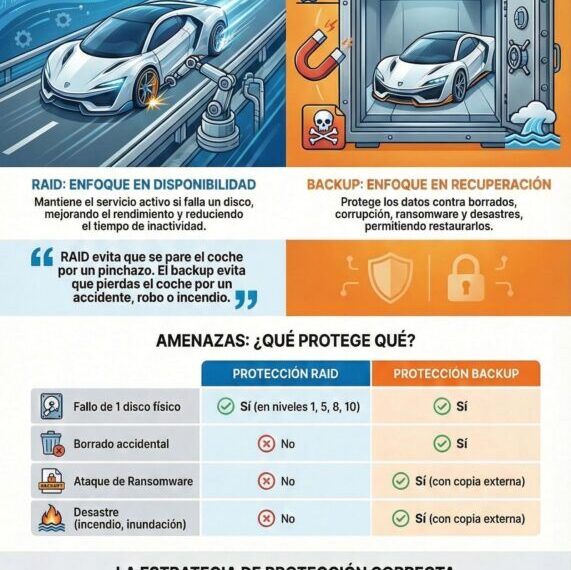 RAID is geen backup: hoe het correct te gebruiken in bedrijfsomgevingen (zonder valse beloftes)